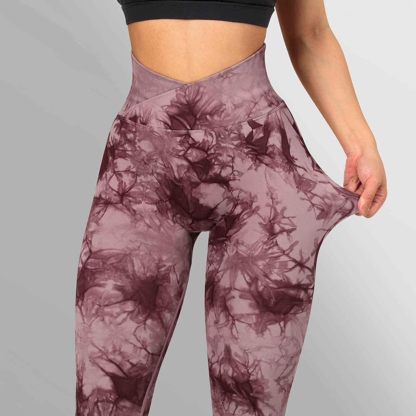 V-waist Tie Dye Leggings