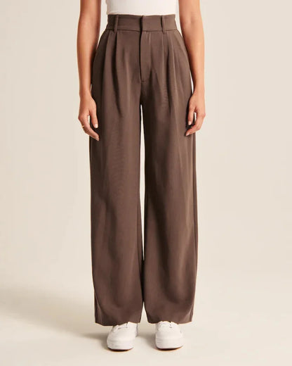 Wide Leg Tailored Pants