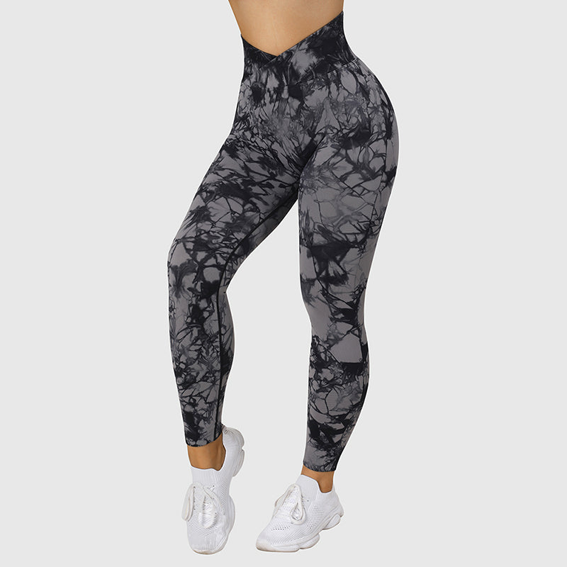 V-waist Tie Dye Leggings