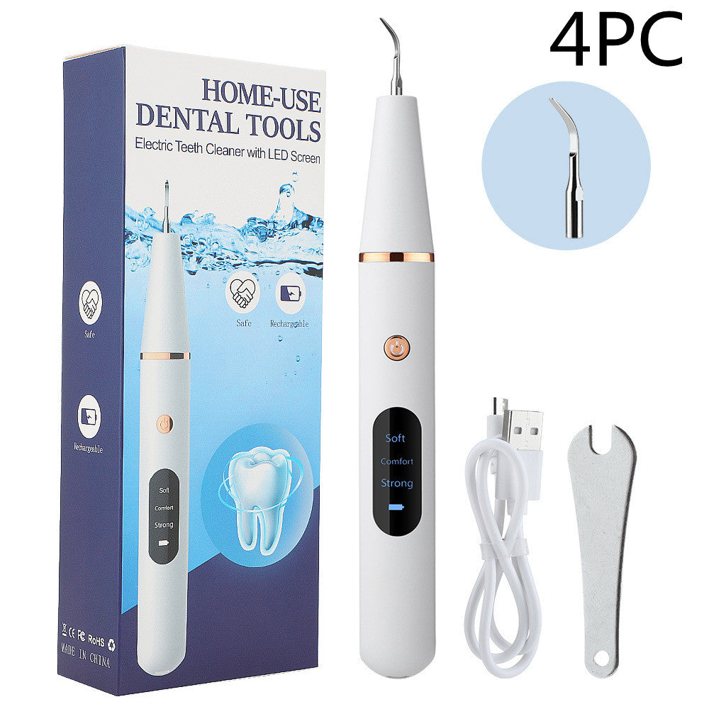 Smart Ultrasonic Teeth Scaler With 3 Gears To Remove Tartar And Stains
