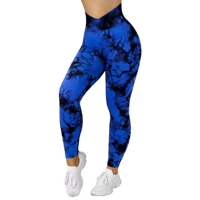 V-waist Tie Dye Leggings