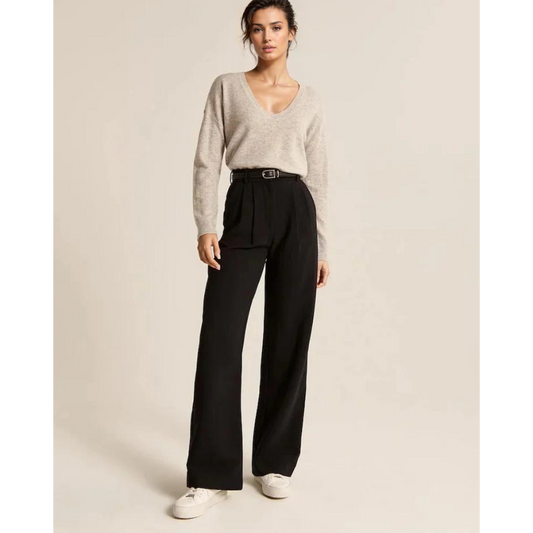 Wide Leg Tailored Pants