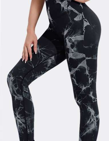 V-waist Tie Dye Leggings