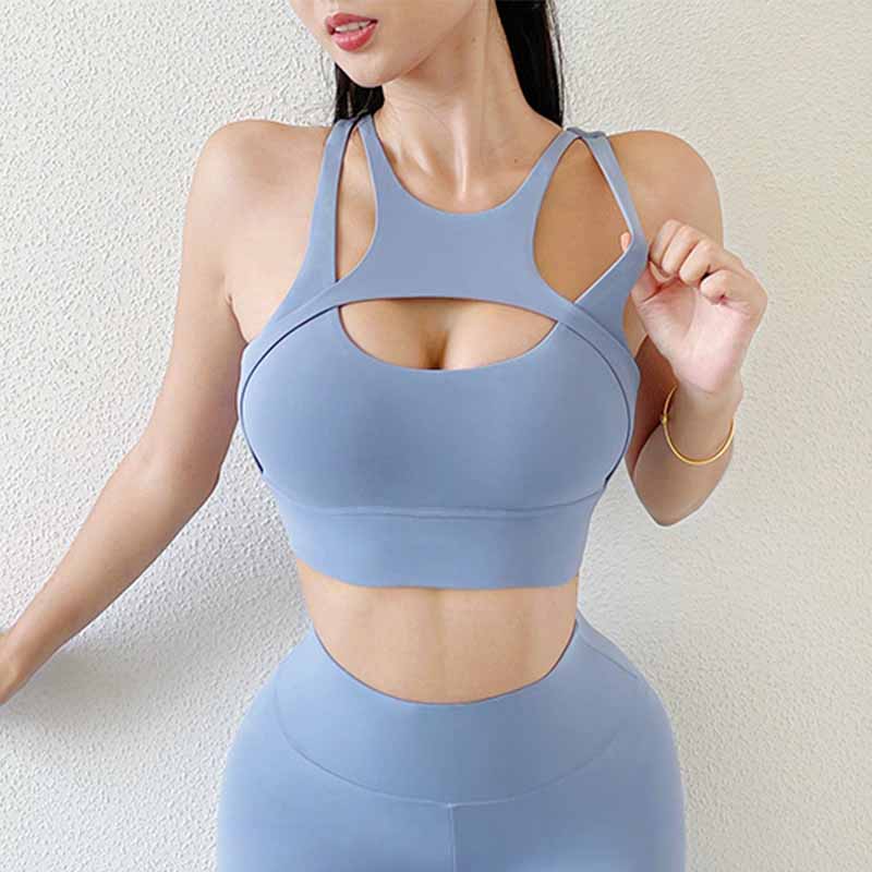 Shockproof Push Up Yoga Sports Bra Fitness Vest